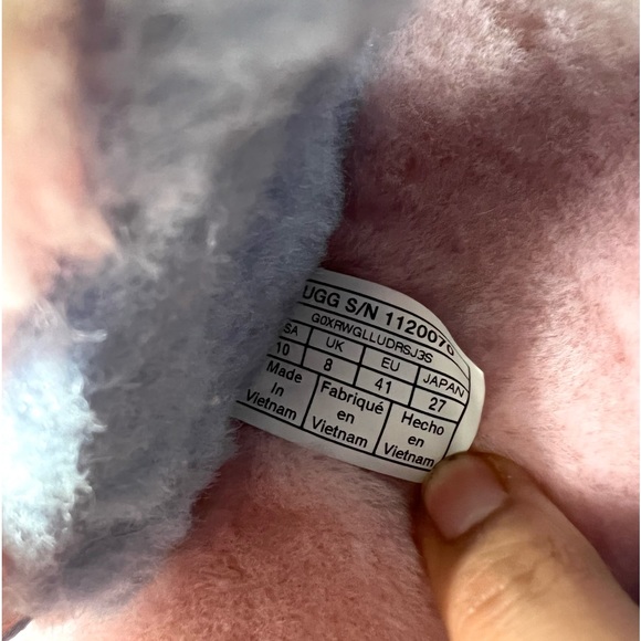 “NEW” UGG Fluff Slippers/Slides Pastel 💕Size 10 - Picture 7 of 11
